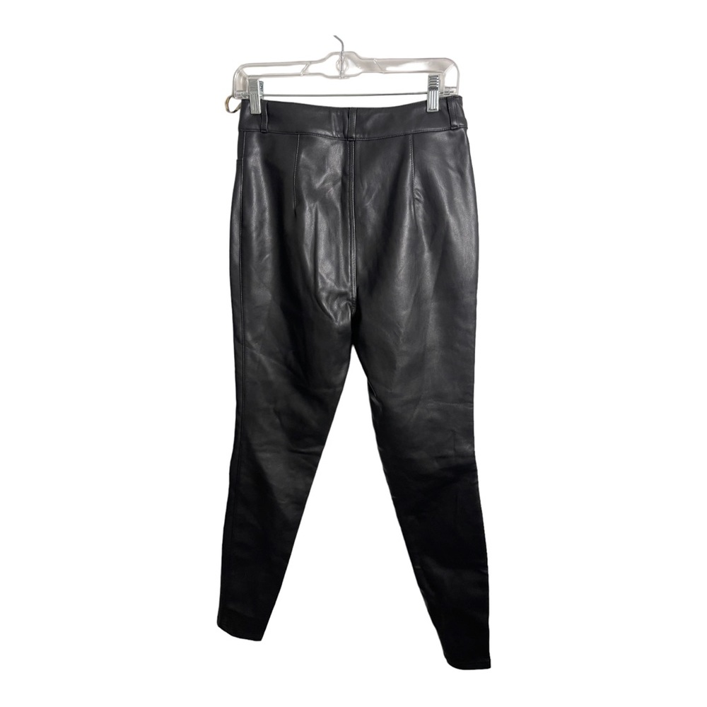 House Of CB London faux Leather Black Pants Size Large NWT - Picture 2 of 11